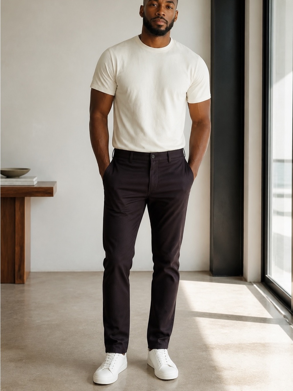 Blue ice black stretch pants 36x30 Retail Price $59.90
